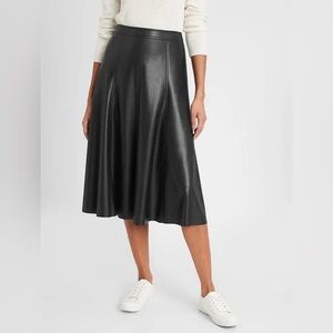 Faux leather skirt from banana republic